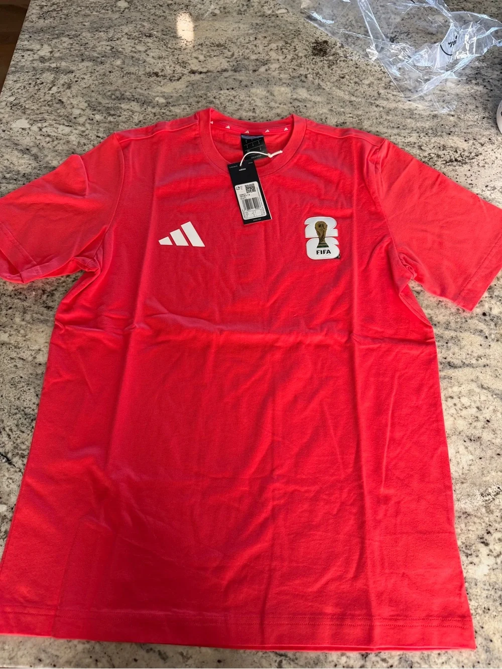 adidas 2026 Red World Cup Graphic Tee